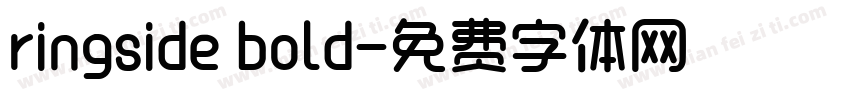ringside bold字体转换
